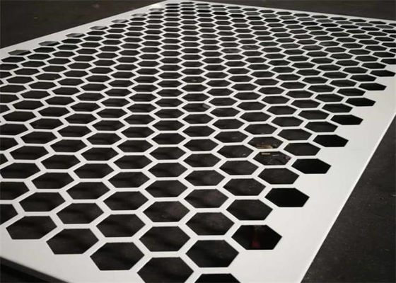 Round Hole Perforated Metal Products Corrosion Resistant For Machine Guard