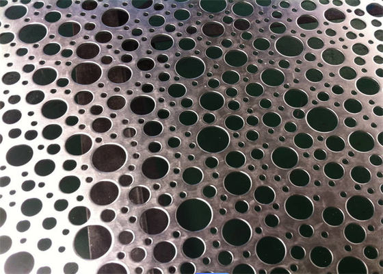 Decorative Perforated Metal Architectural Wire Mesh Round Hole
