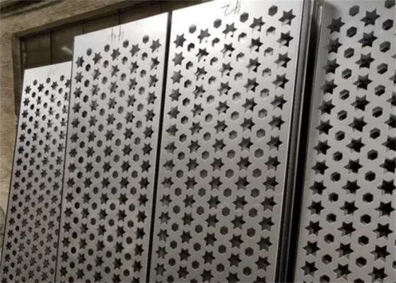 Galvanised Perforated Metal Sheet Slotted Hole For Filters / Vents