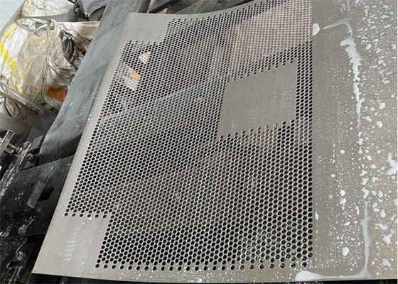 Custom Perforated Metal Sheet , Perforated Filter Pipe Corrosion Resistance