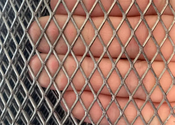 Galvanized Flattened Expanded Metal Mesh For Wall Partitions
