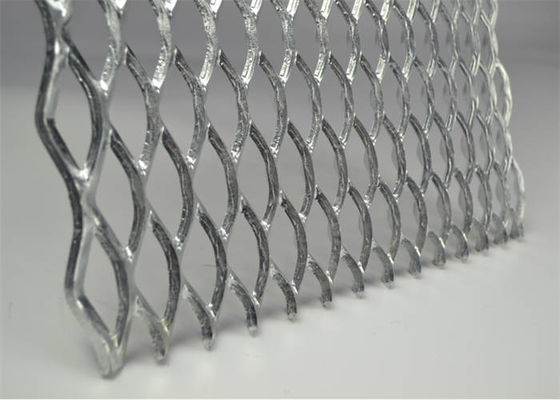 Diamond Expanded Metal Security Fencing Electro Galvanized Coated Low Carbon