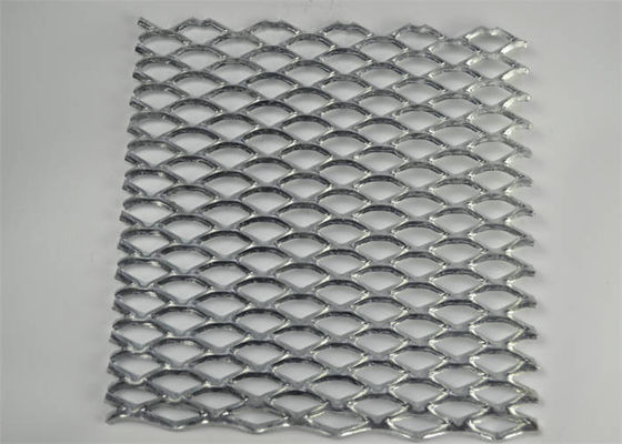 Carbon Steel Expanded Metal Grating For Elevated Walkways / Security Fencing