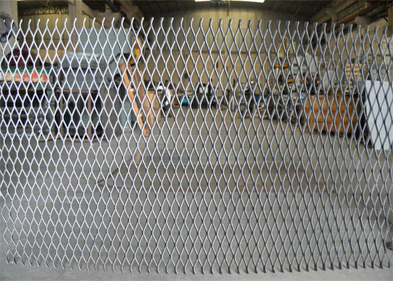 Galvanized Flattened Expanded Metal Mesh For Wall Partitions