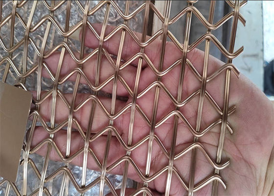 Convey Belt Architectural Wire Mesh Customized Metal Conveyor Belt Mesh