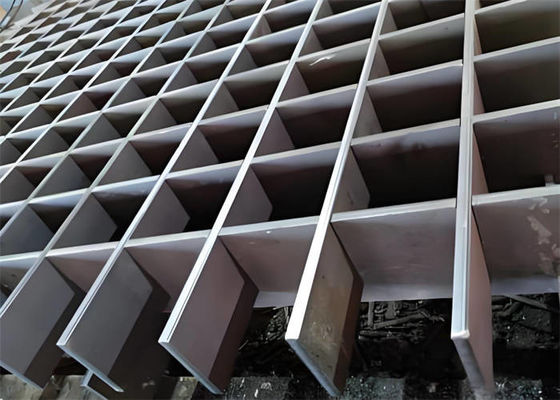 Low Carbon Steel Bar Grating Heavy Duty Non Silp Easy Install