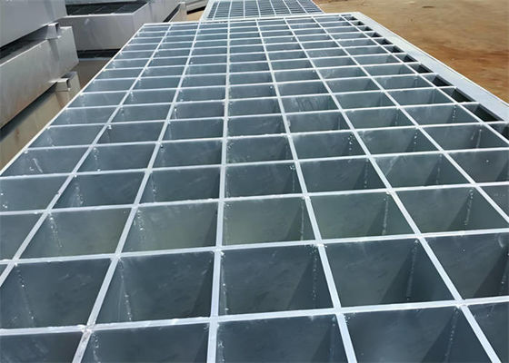 Low Carbon Steel Bar Grating Heavy Duty Non Silp Easy Install