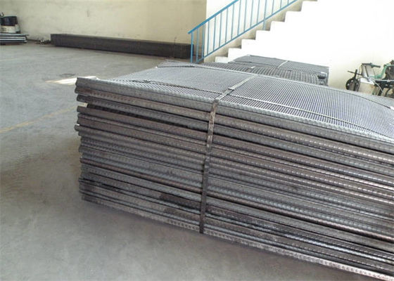 Woven Crimped Wire Mesh Rust Resistant Hooked Mine Sieving Mesh