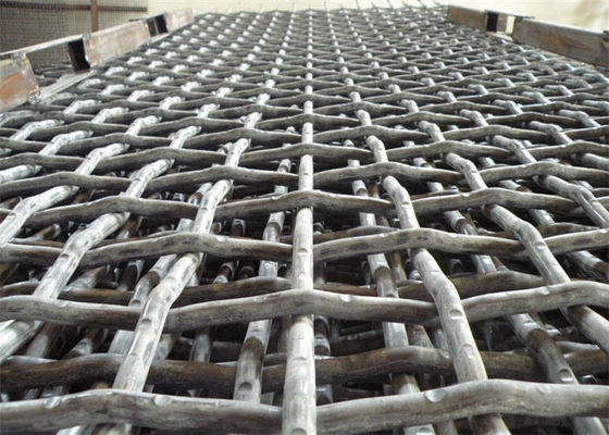 Carbon Steel Crimped Woven Mesh Vibrating Screen For Filtering
