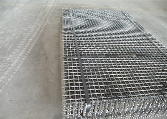 Galvanized Crimped Wire Mesh For Cabinet / Partition / Railing