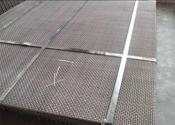 Galvanized Crimped Wire Mesh For Cabinet / Partition / Railing