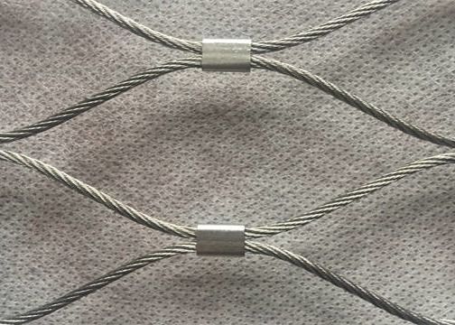 316 Stainless Steel Rope Mesh Knotted Type Architectural Steel Mesh