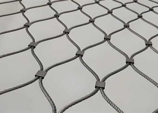 Lightweight Architectural Wire Mesh Ferrule Type Flexible Stainless Steel Wire Rope Mesh