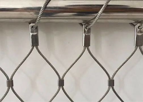 Lightweight Architectural Wire Mesh Ferrule Type Flexible Stainless Steel Wire Rope Mesh