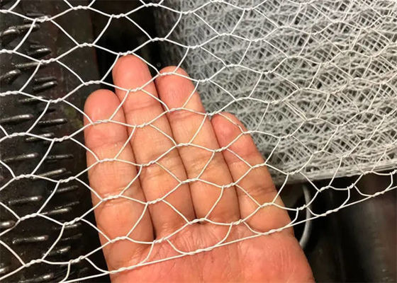 Hot Dipped Galvanized After Weaving Hexagonal Wire Mesh For Slope Protection