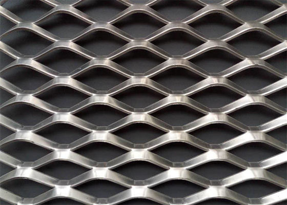 Diamond Expanded Metal Security Fencing Electro Galvanized Coated Low Carbon